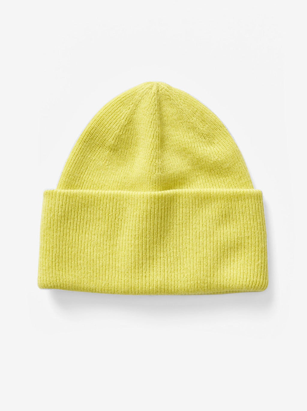 Merino Cuff Beanie - Mineral Yellow