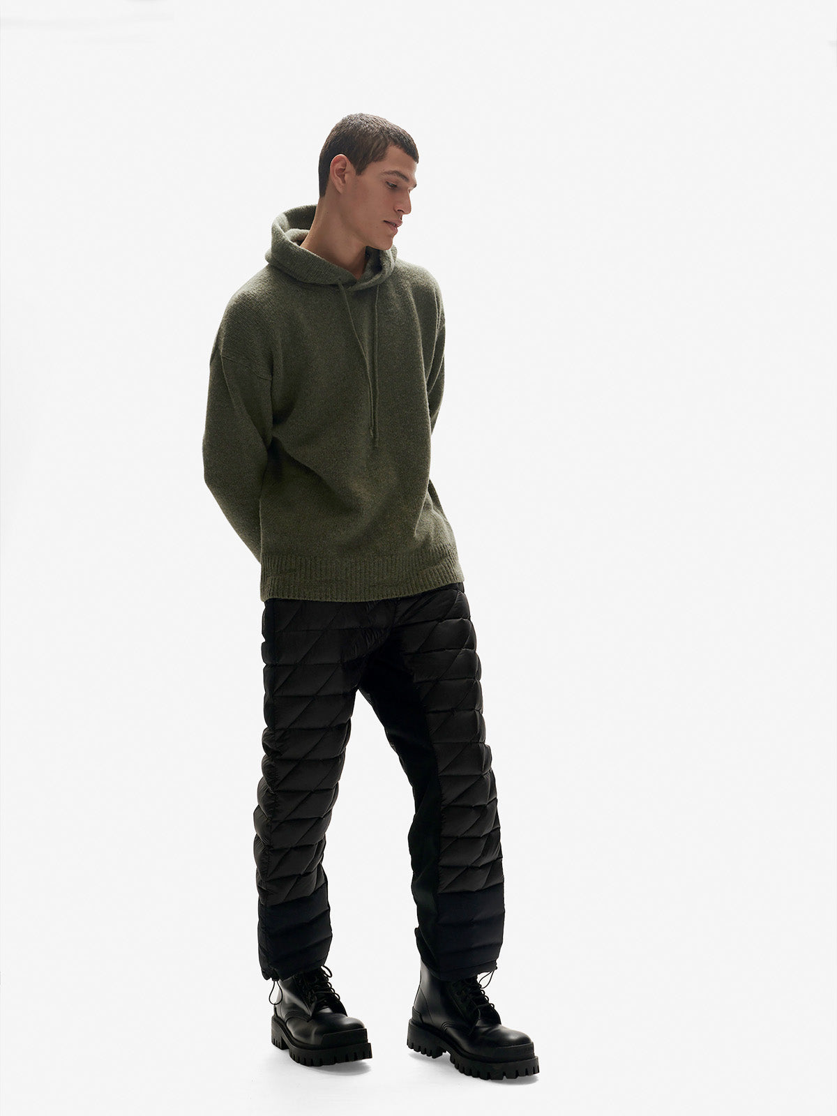 Hybrid Down Sweatpant - Black