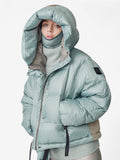 Short Down Puffer - Slate Gray
