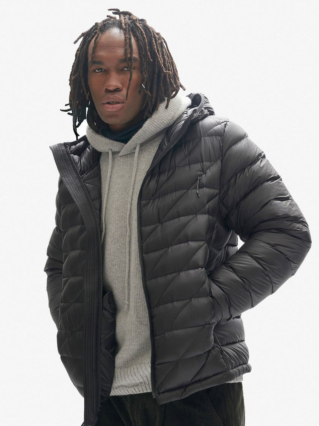 Packable Down Jacket - Black