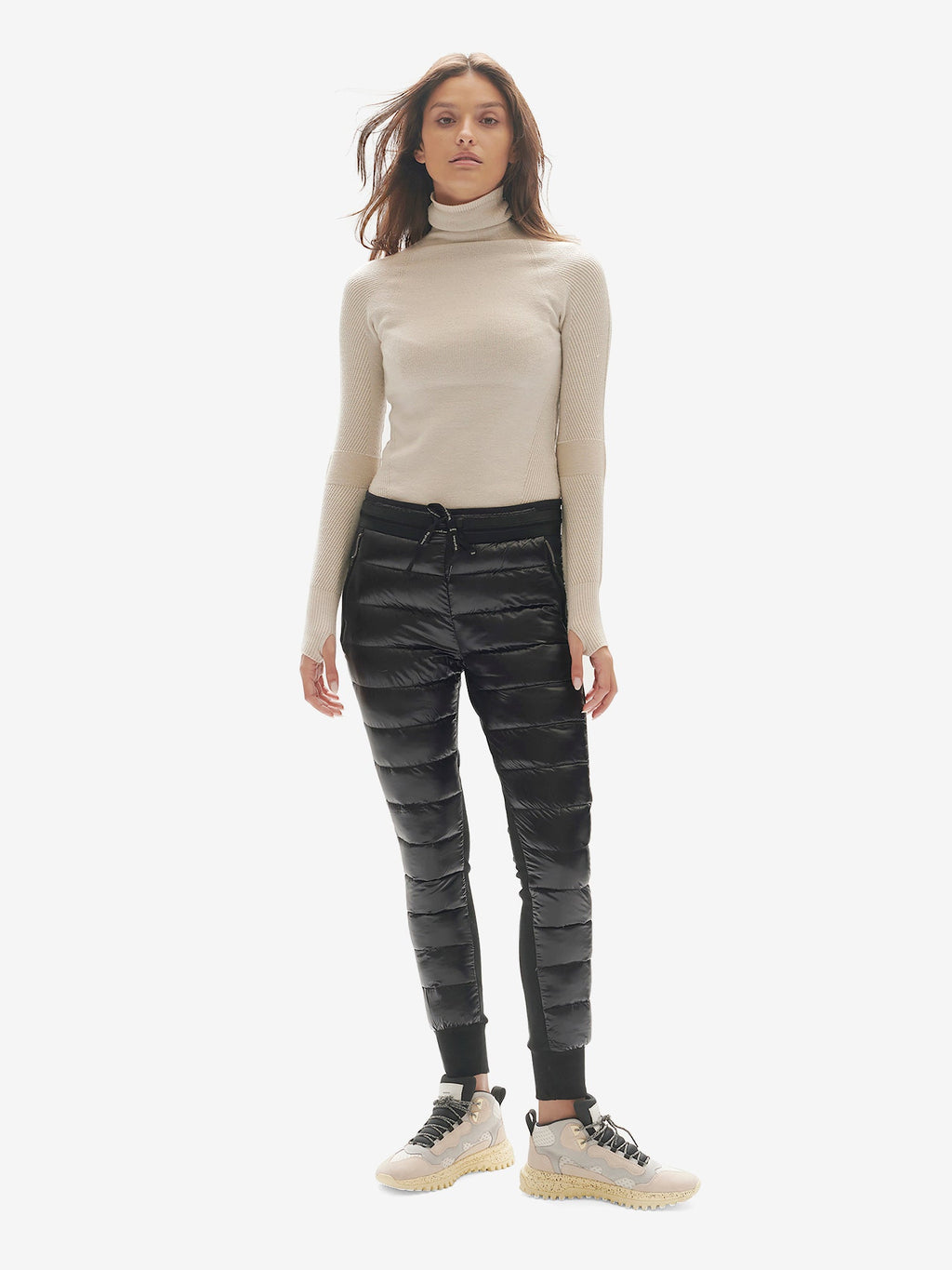 Hybrid Down Jogger - Black