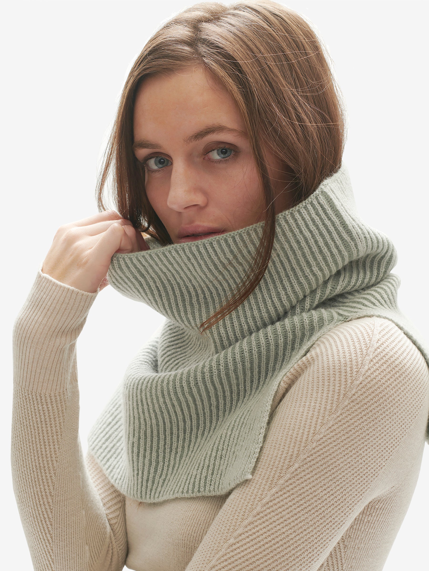 Wool Neck Gaiter - Slate Gray