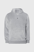 Metal Logo Velour Hoodie