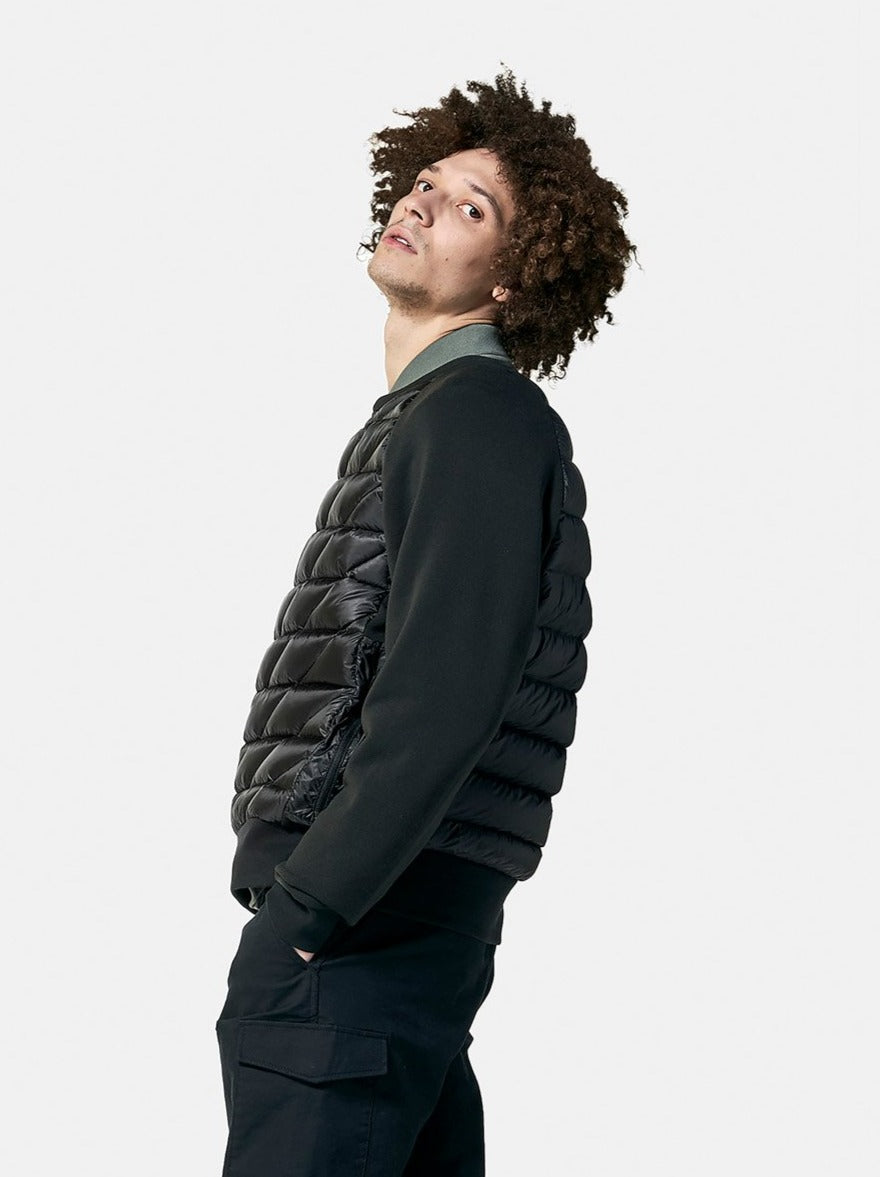 Hybrid Down Crew - Black