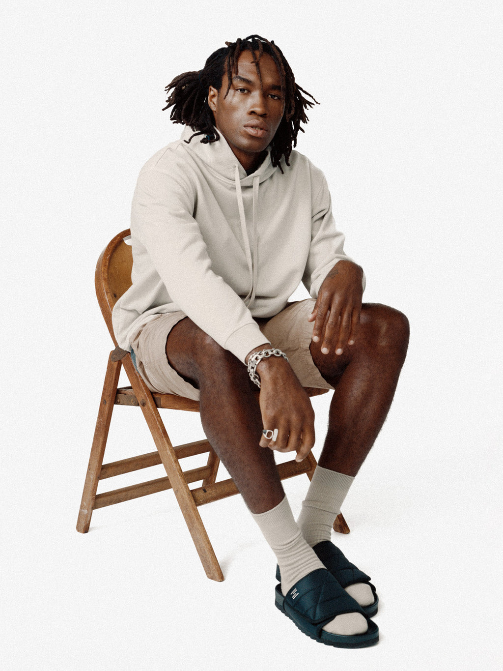 French Terry Hoodie - Canvas