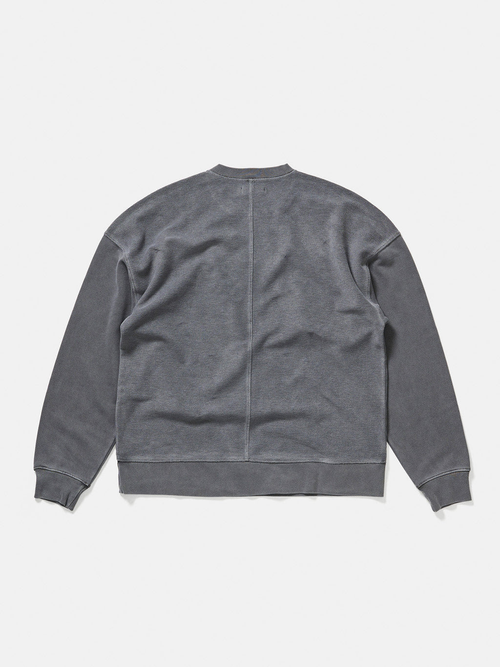 Oversized French Terry Crew - Black