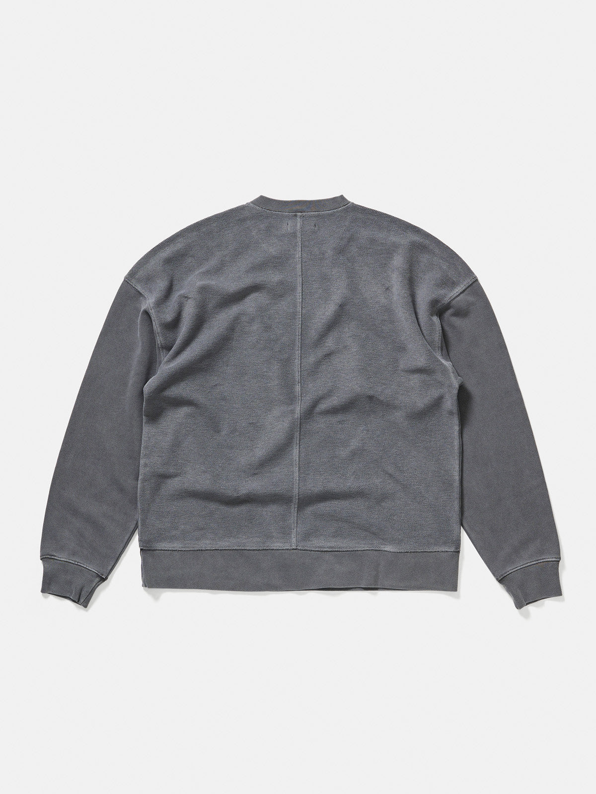 Oversized French Terry Crew - Black