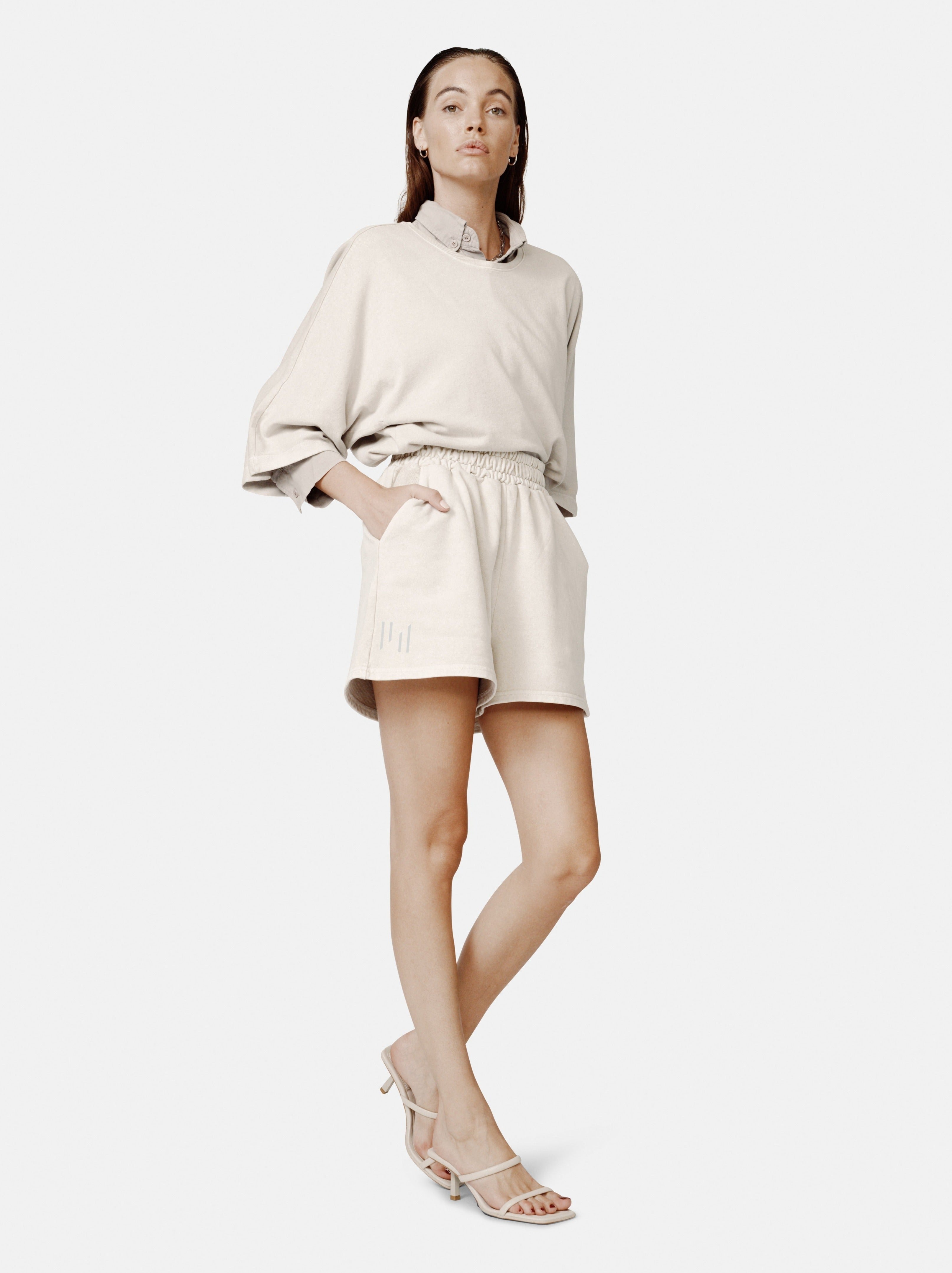 French Terry Lounge Short - Hay