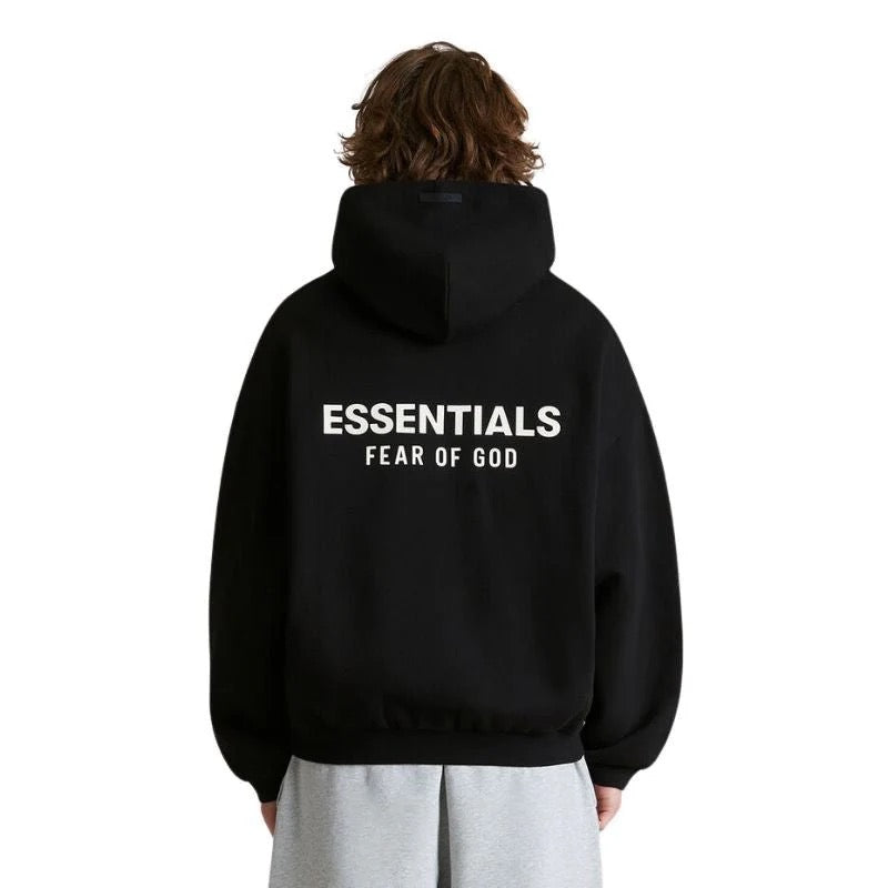 Fear of God Essentials - Fleece Hoodie (FW24 Holiday) Black