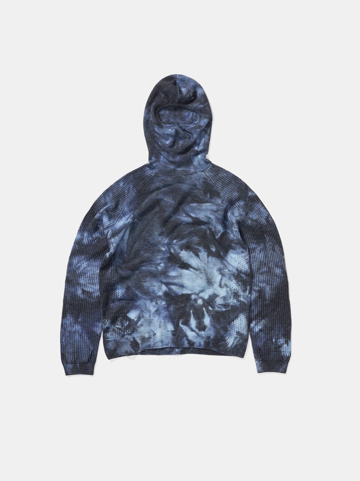 Balaclava Sweater - Navy Wave Dye