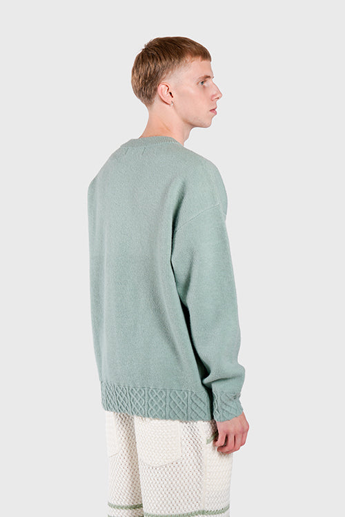 Racket Club Knit Crewneck Sweater