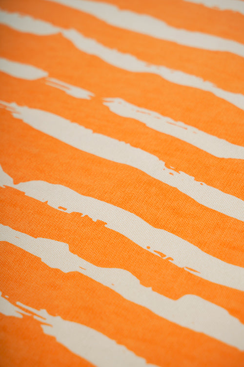 Striped Waves Henley Pocket Tee