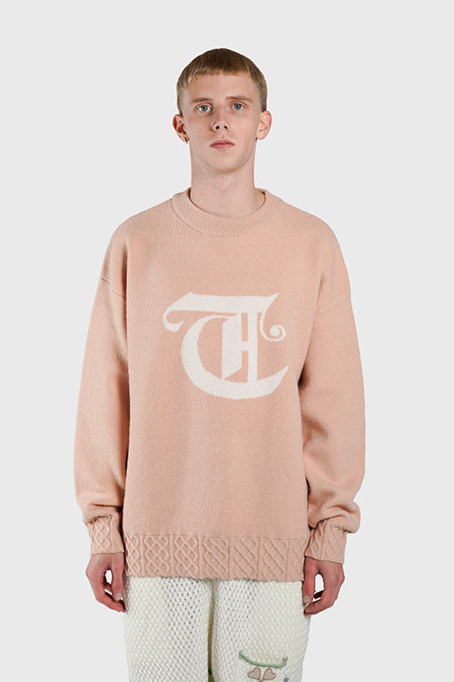 Racket Club Knit Crewneck Sweater