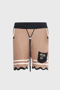 Racket Club Crochet Knit Shorts