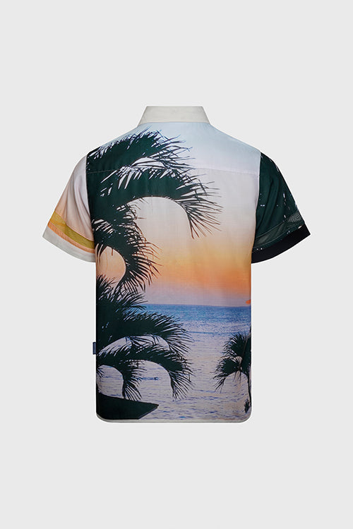 Lost in Paradise Short-sleeve Button-up Shirt